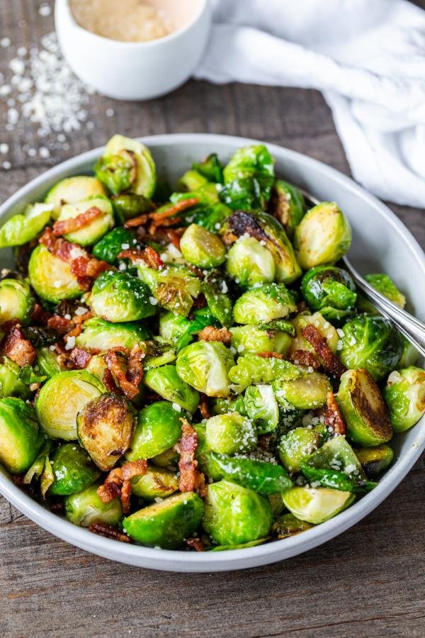 Brussel Sprouts on a plate