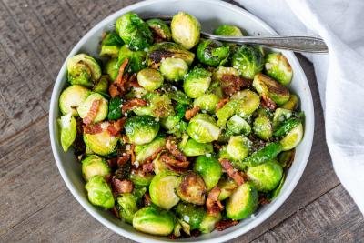 Brussel Sprouts on a plate