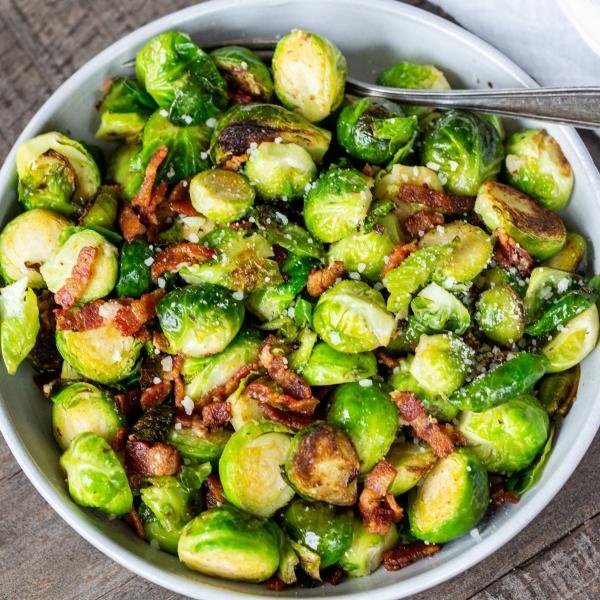 Brussel Sprouts on a plate