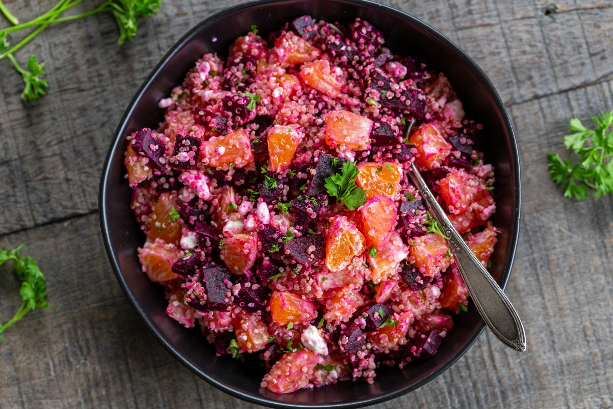 Beet Quinoa Salad (Only 5 Ingredients) Momsdish