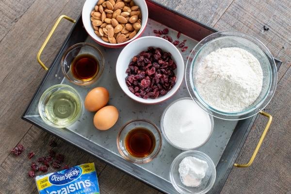 Ingredients for Biscotti