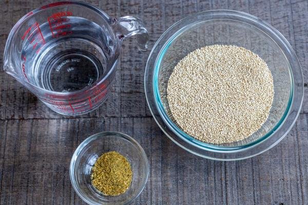 Ingredients for Quinoa