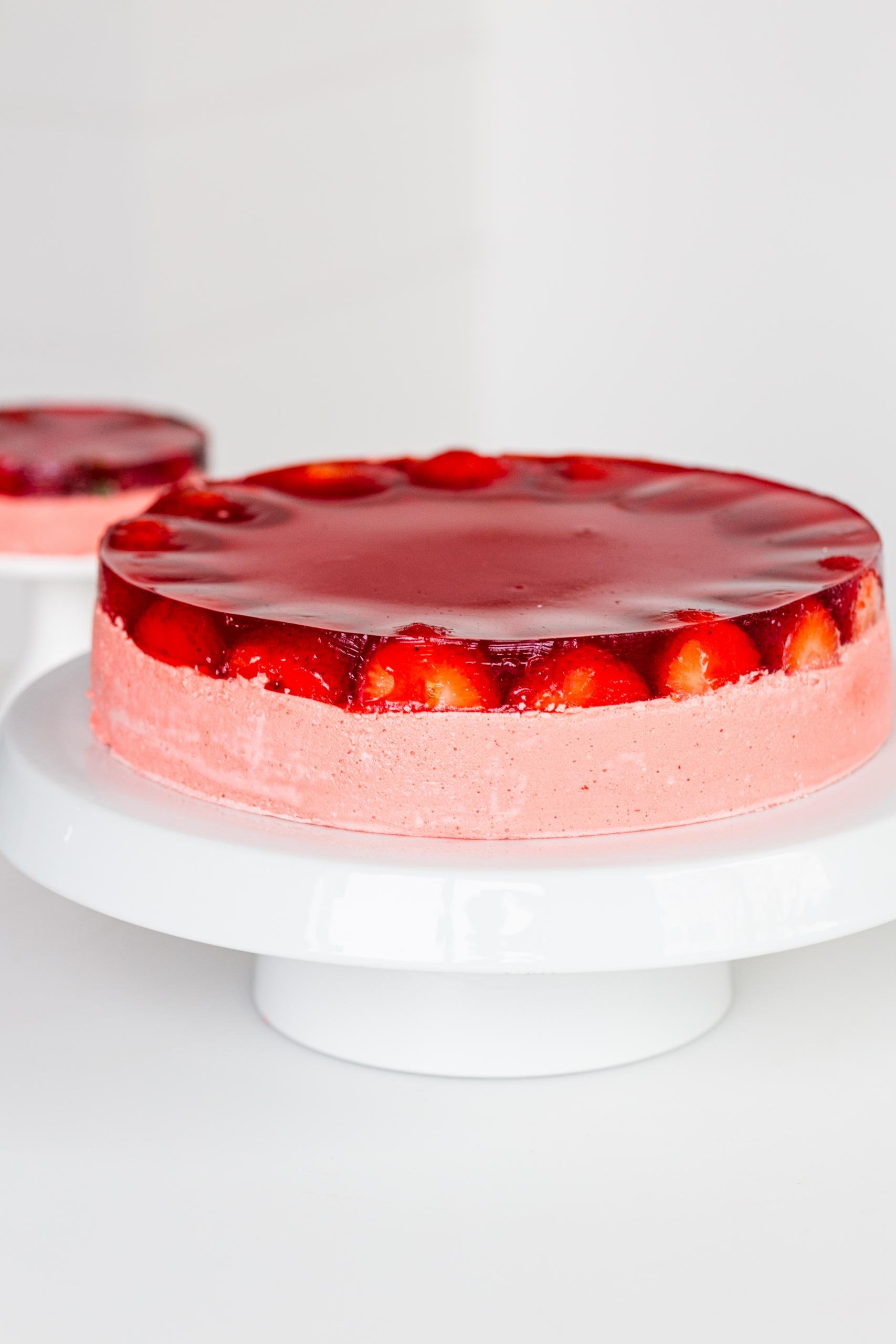 Strawberry Gelatin Cake