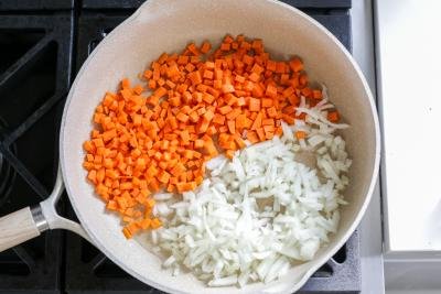 carrots and onion