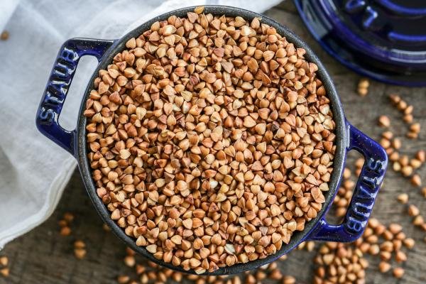 Buckwheat in a bowl