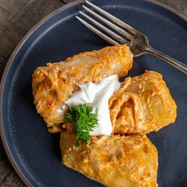 Cabbage Rolls on a plate