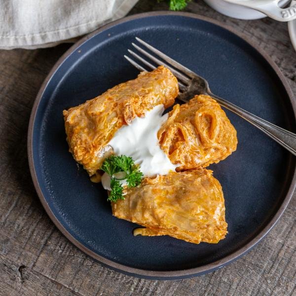 Cabbage Rolls on a plate