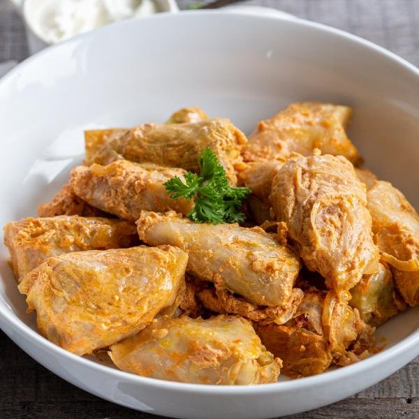 Cabbage Rolls in a bowl