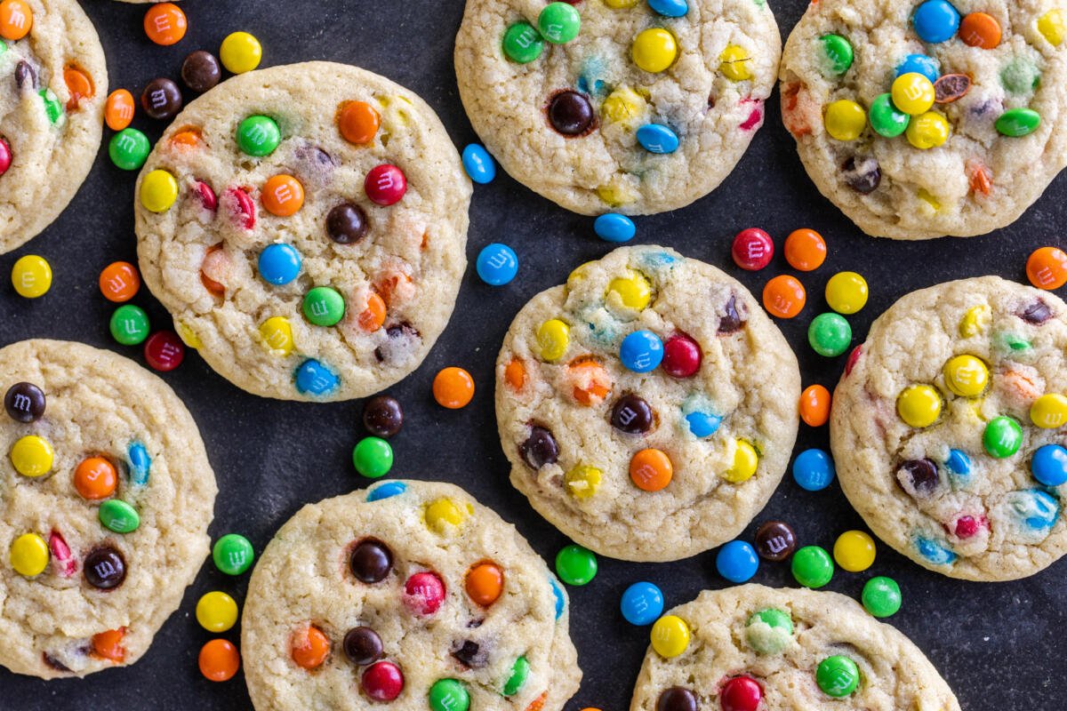 M&M Cookies - Momsdish