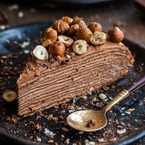 Nutella Crepe Cake Recipe 09