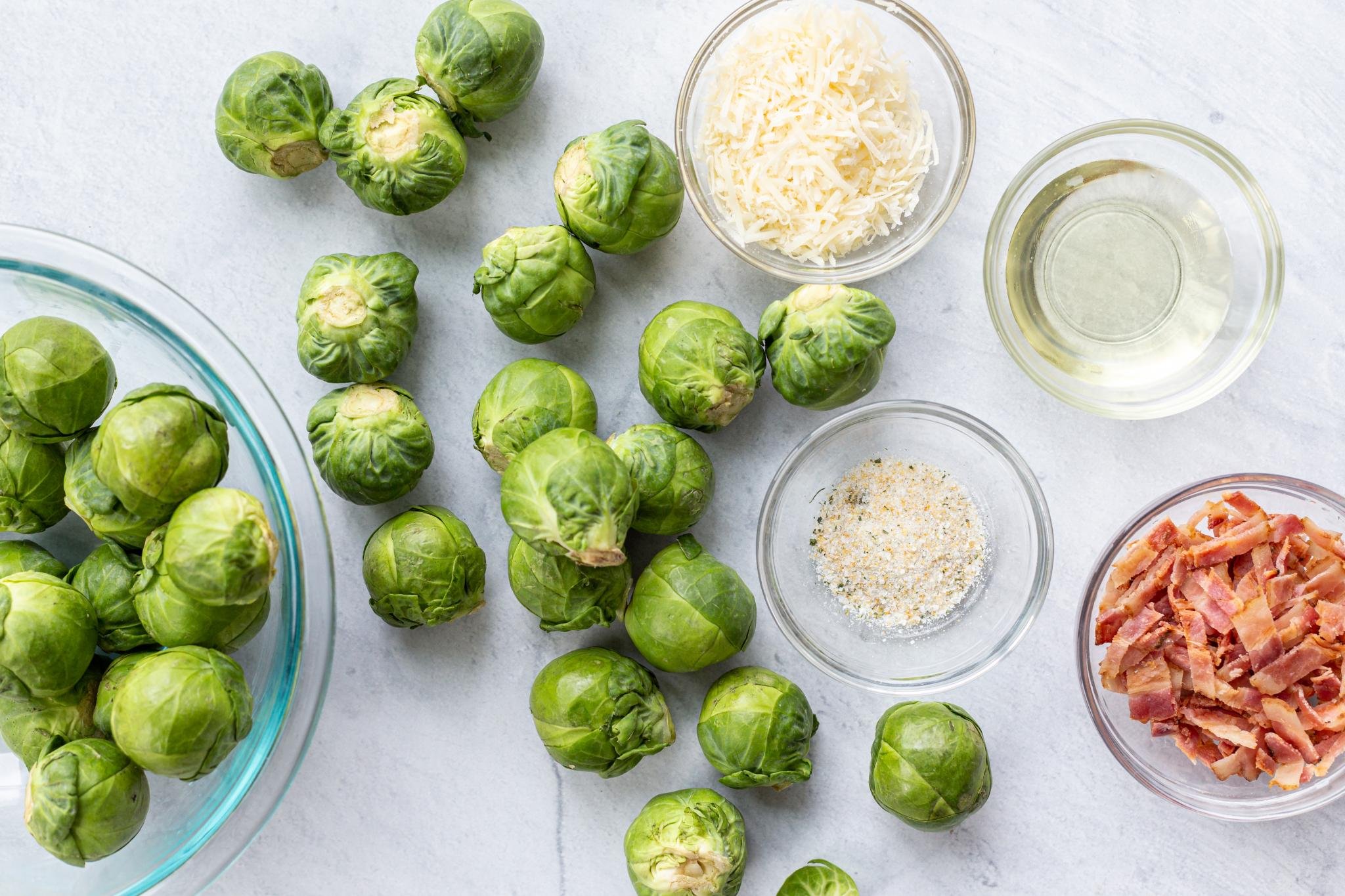 Air Fryer Brussels Sprouts with Bacon Momsdish