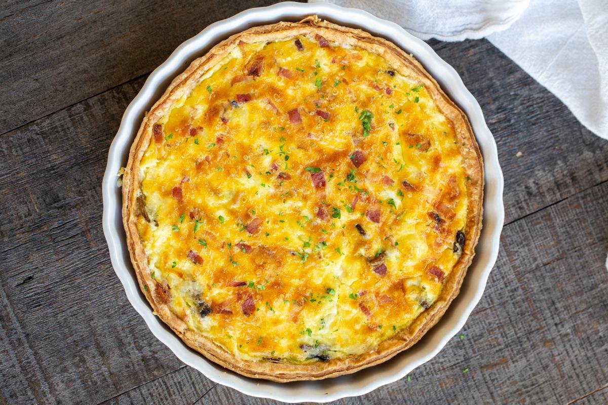 Easy Breakfast Quiche - Momsdish