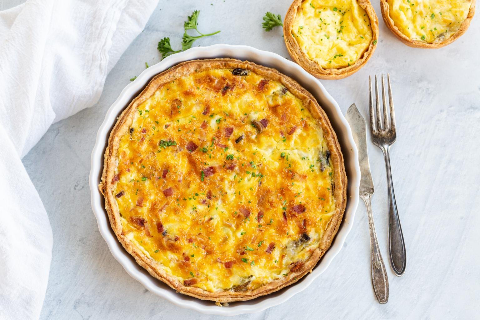 Easy Breakfast Quiche - Momsdish