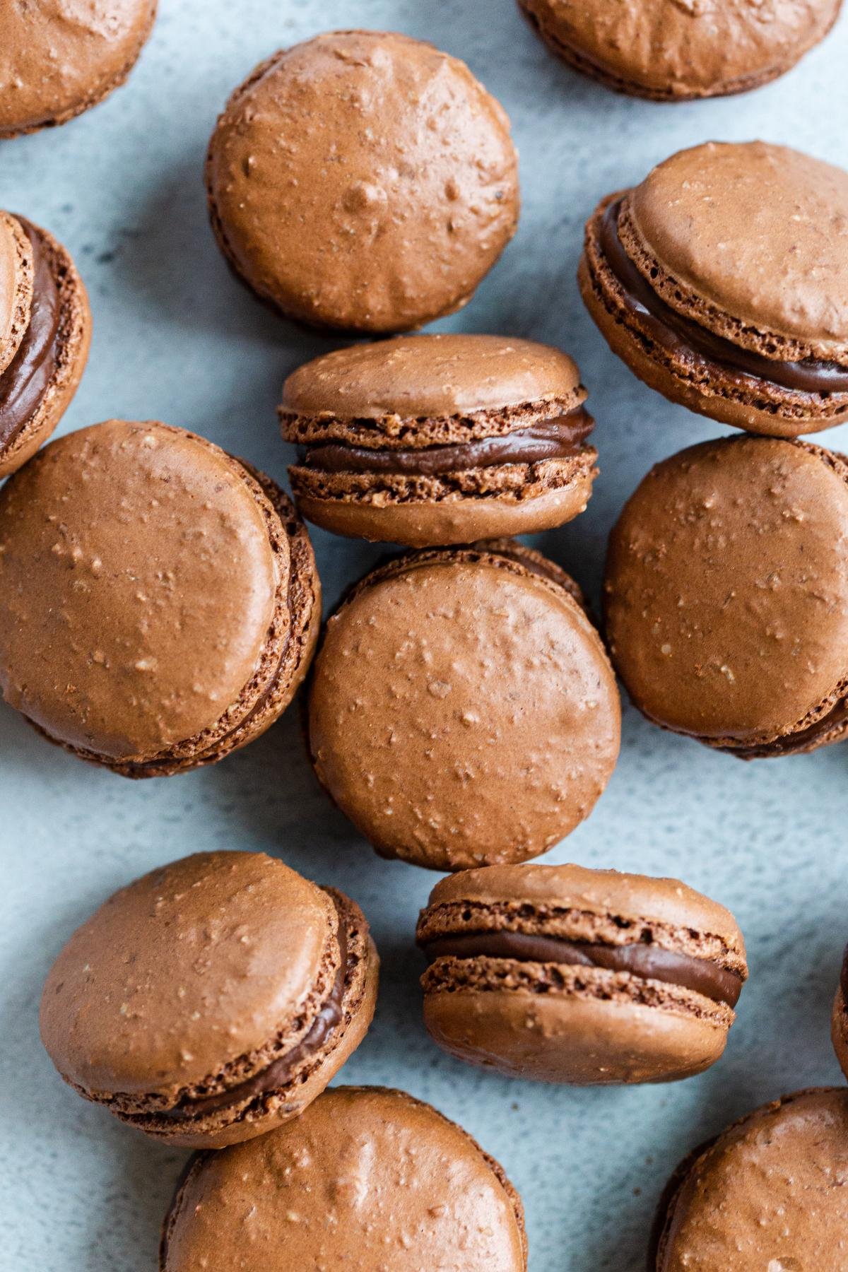chocolate-macarons-easy-step-by-step-momsdish