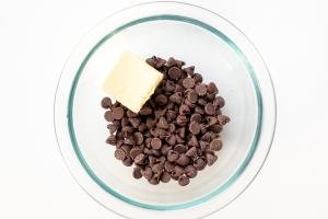 chocolate chips and butter