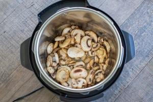 Mushrooms in an instant pot