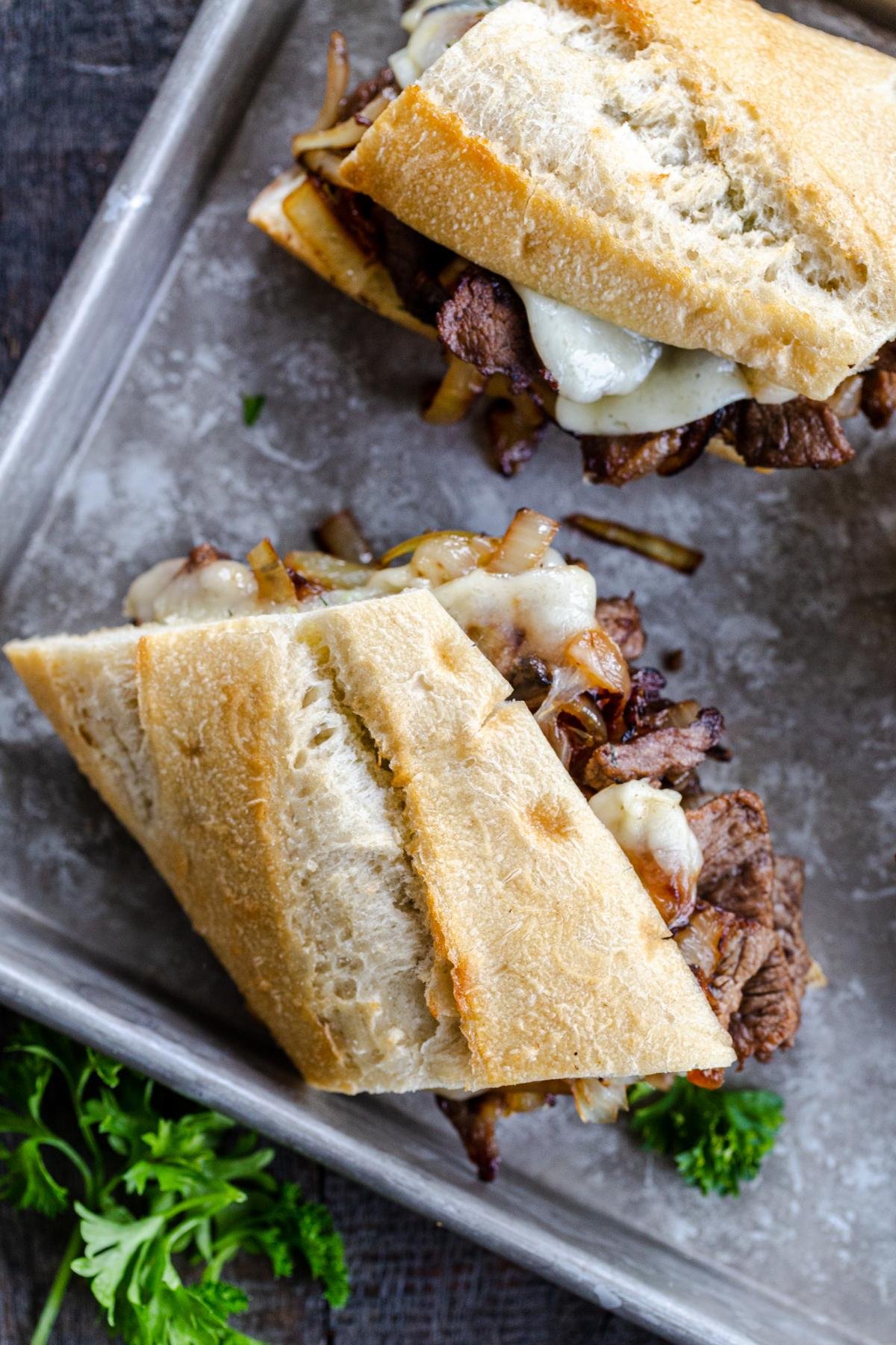 Philly Cheesesteak Sandwiches - Simply Scratch