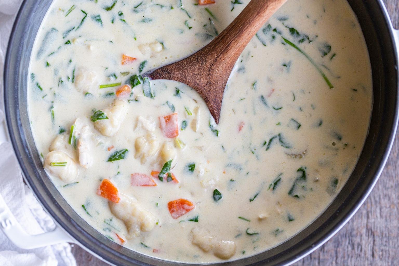 Chicken Gnocchi Soup (Olive Garden Copycat) Momsdish