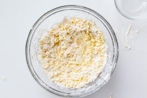 flour and butter chunks