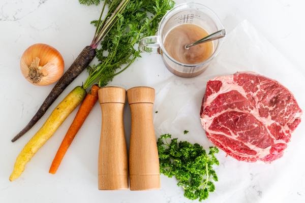 Ingredients for the instant pot pot roast