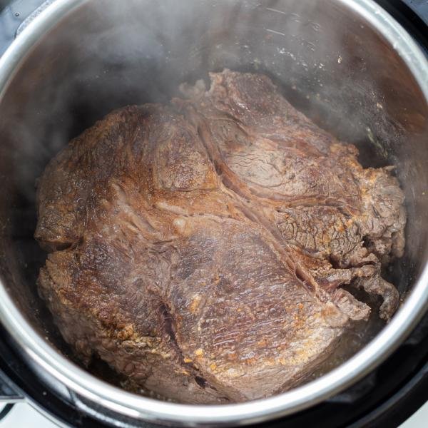 Browning beef inside an instant pot