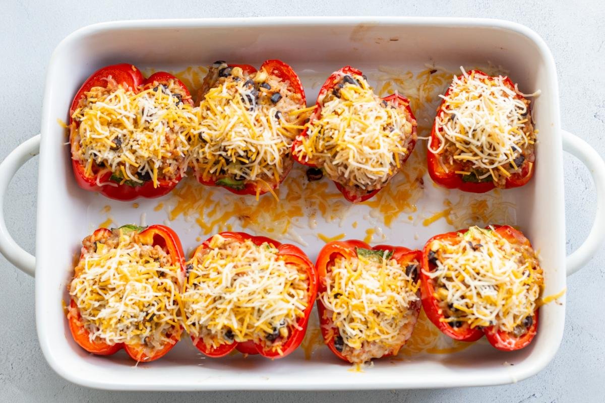 Mexican Stuffed Bell Peppers Recipe - Momsdish