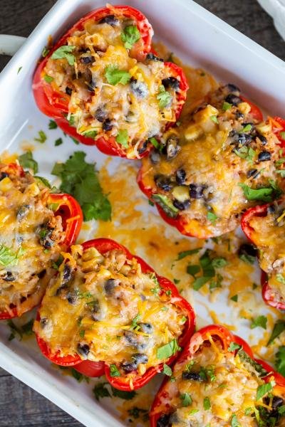 Mexican Stuffed Bell Peppers Recipe - Momsdish