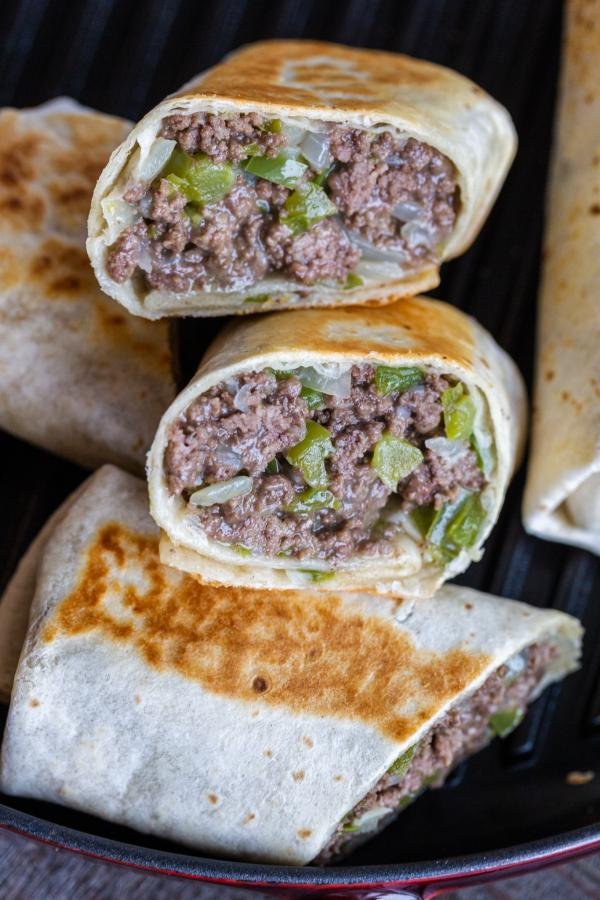 Beef 'n' Cheese Wraps Recipe: How to Make It