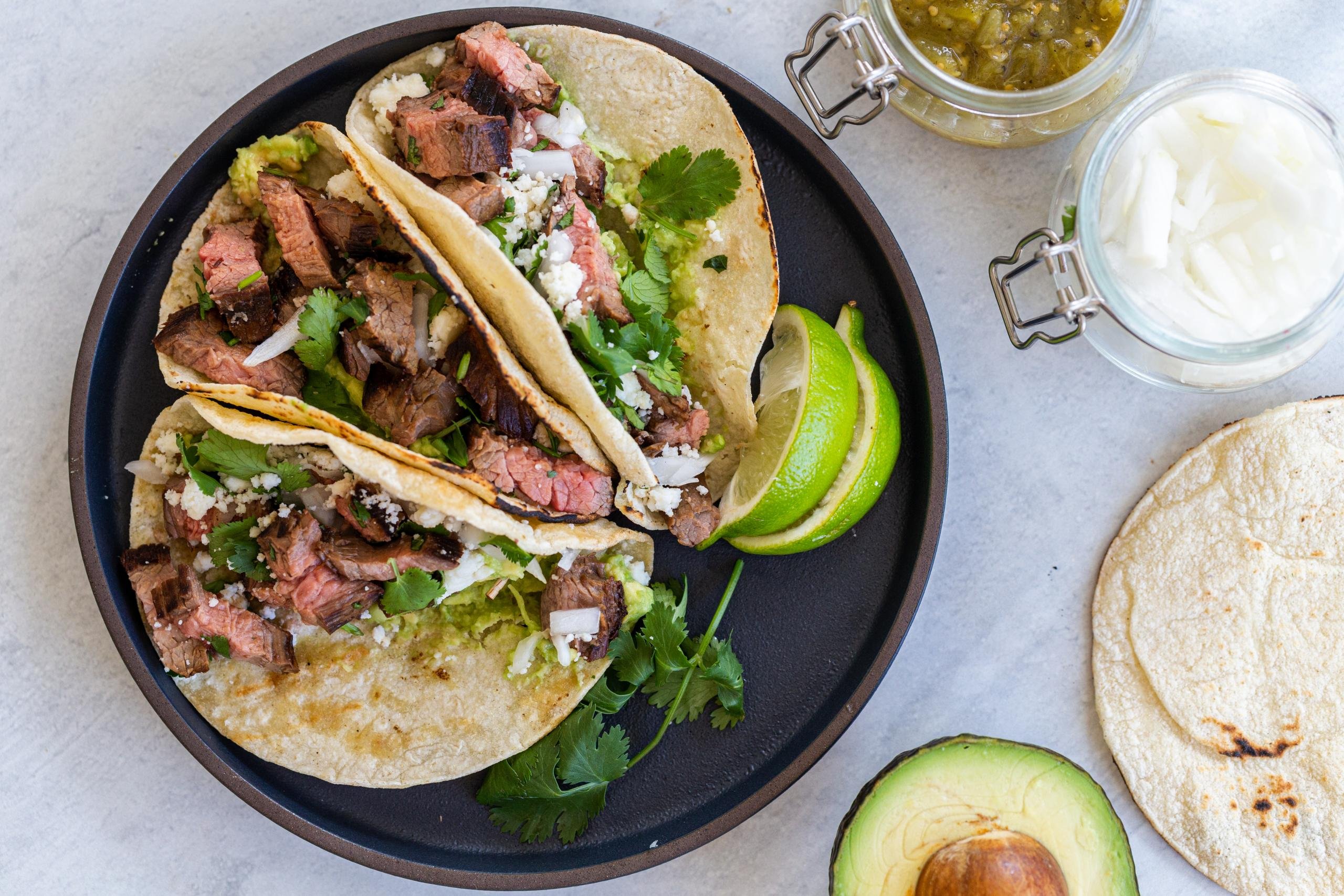 authentic mexican beef taco