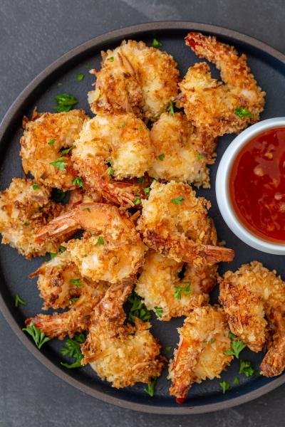 Crispy Air Fryer Coconut Shrimp - Momsdish