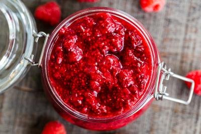 Raspberry Jam in a Jar