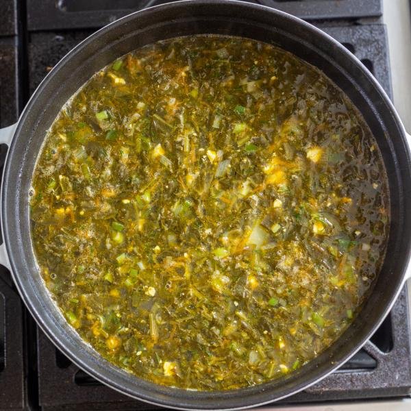 cooked sorrel soup