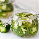pickled Jalapenos in a jar