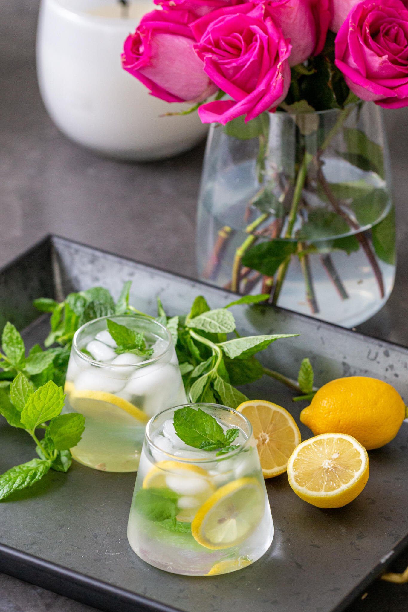 Citrus and Mint Infused Water Momsdish