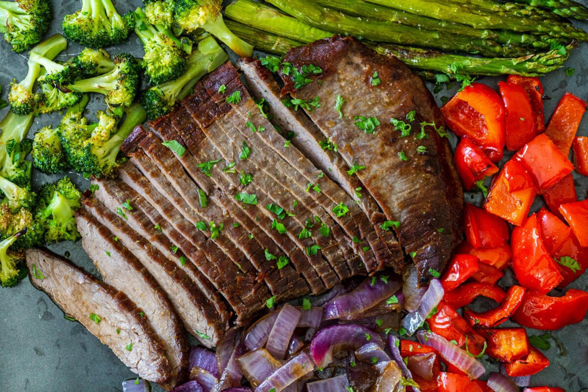 Baked Steak with Vegetables - Momsdish