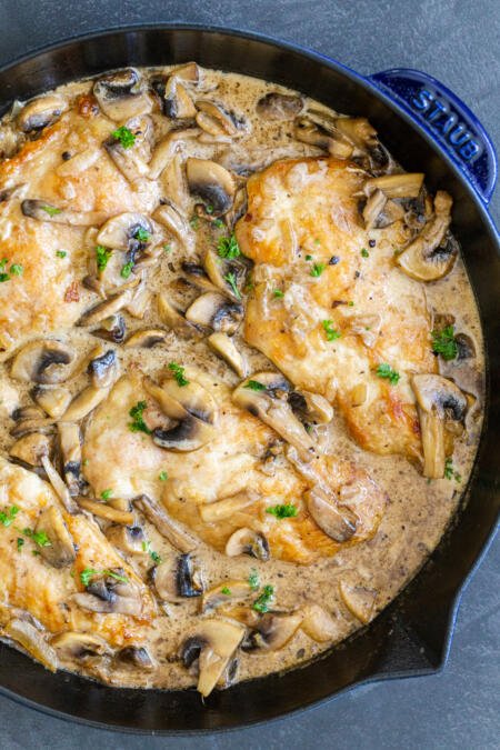 Chicken Mushroom Marsala (One Pan) - Momsdish