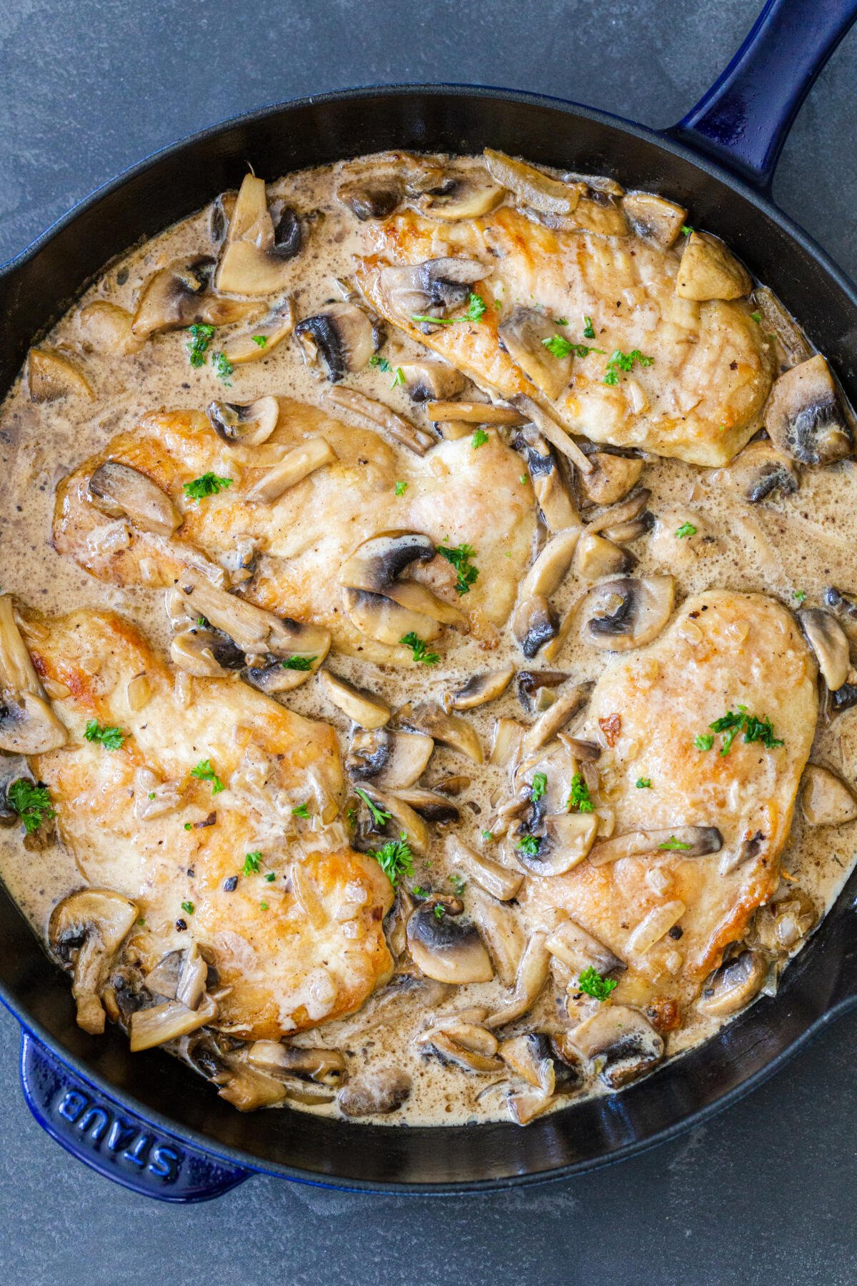 Chicken Mushroom Marsala (One Pan) - Momsdish