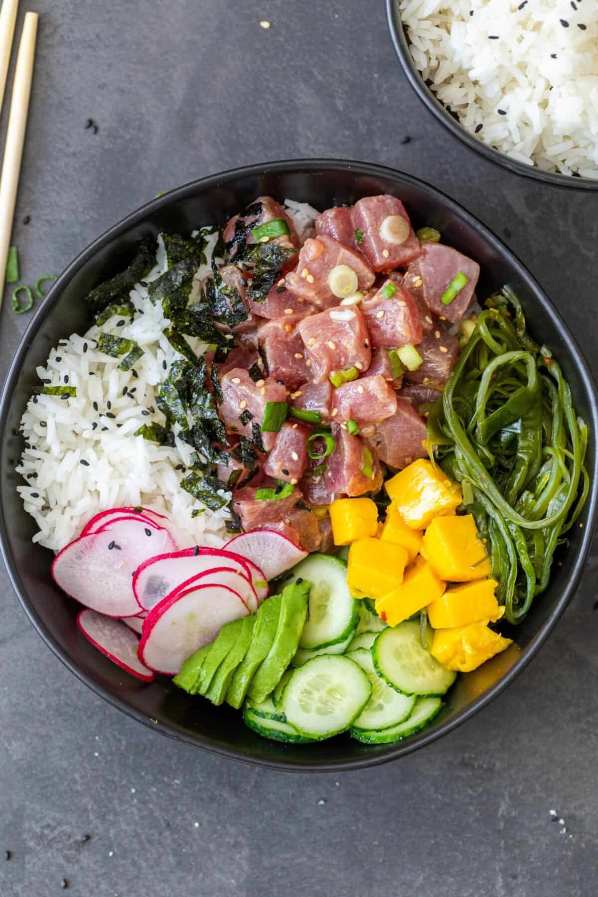 Hawaiian Poke Bowl THE BEST Momsdish