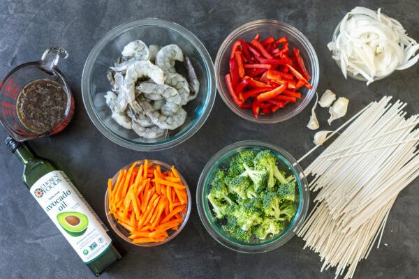 Shrimp lo mein ingredients 