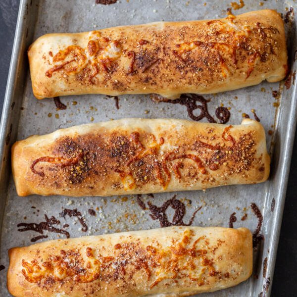 Chicken bake on a baking pan