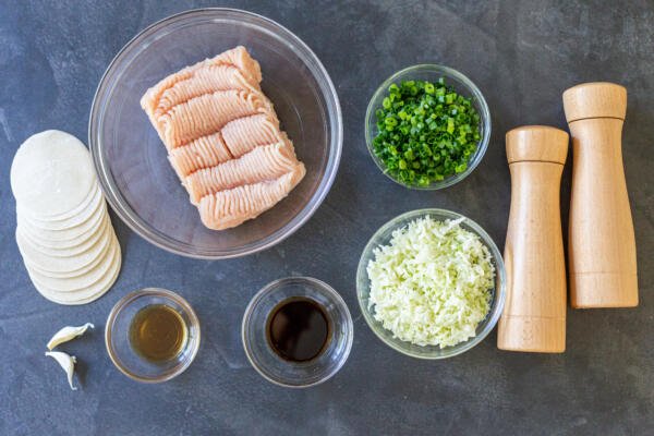 Ingredients for Gyoza