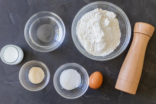 Ingredients for Naan Bread
