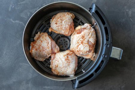 Air Fryer Chicken Thighs (Only 3 Ingredients) - Momsdish