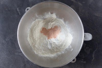 dry ingredients for the tortilla recipe