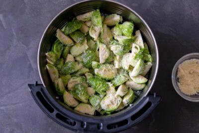 Brussels Sprouts in an air fryer
