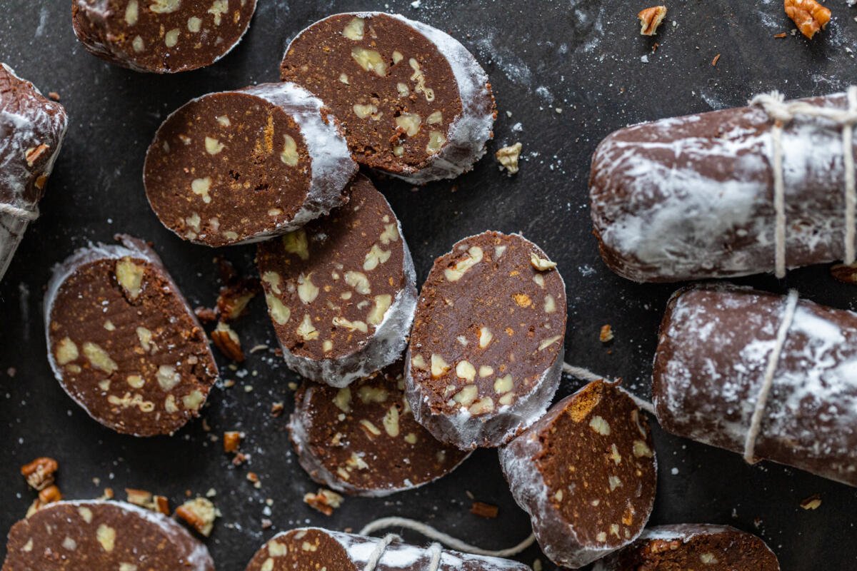 Chocolate Salami (Classic Recipe) - Momsdish