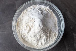 dry ingredients in a bowl
