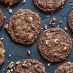 Nutella cookies with nuts