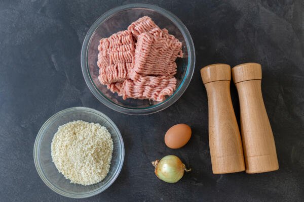 Ingredients for the swedish meatballs