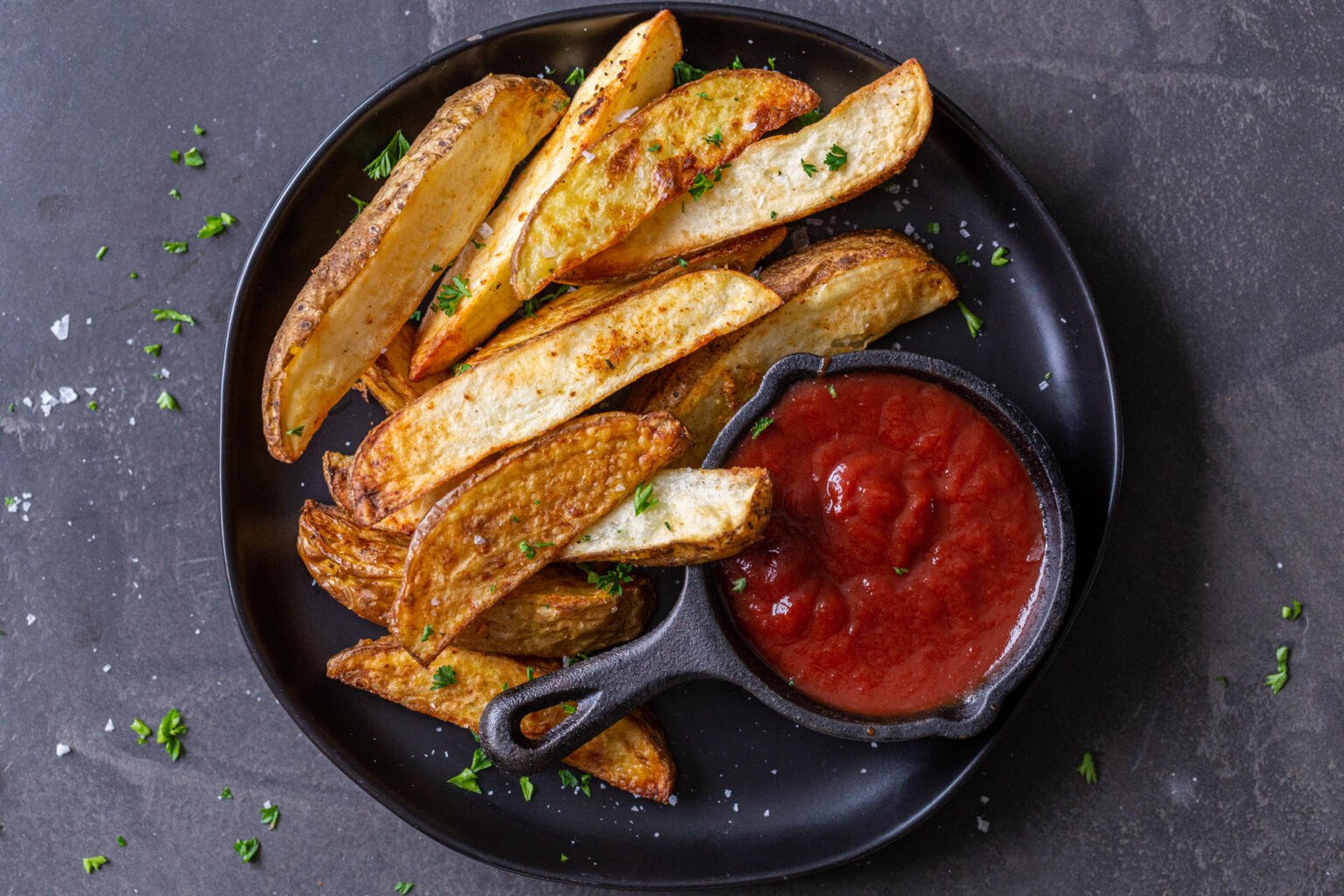 Air Fryer Potato Wedges Extra Crispy Momsdish